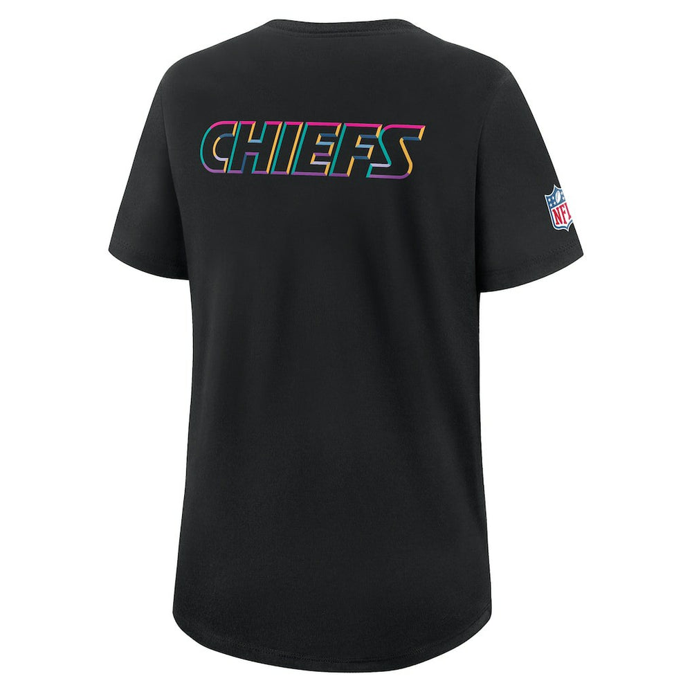 Women's 2025 NFL Crucial Catch Tri-Blend Dri-FIT T-Shirt - Kansas City Chiefs T-shirts