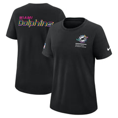 Women's 2025 NFL Crucial Catch Tri-Blend Dri-FIT T-Shirt - Miami Dolphins T-shirts