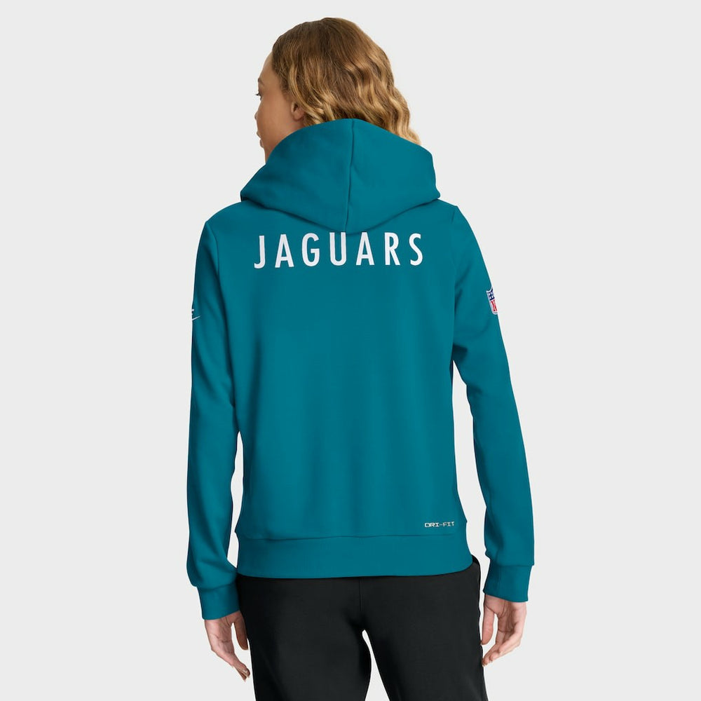 Women's Throwback Sideline Standard Issue Dri-FIT Hoodie - Jacksonville Jaguars Hoodies