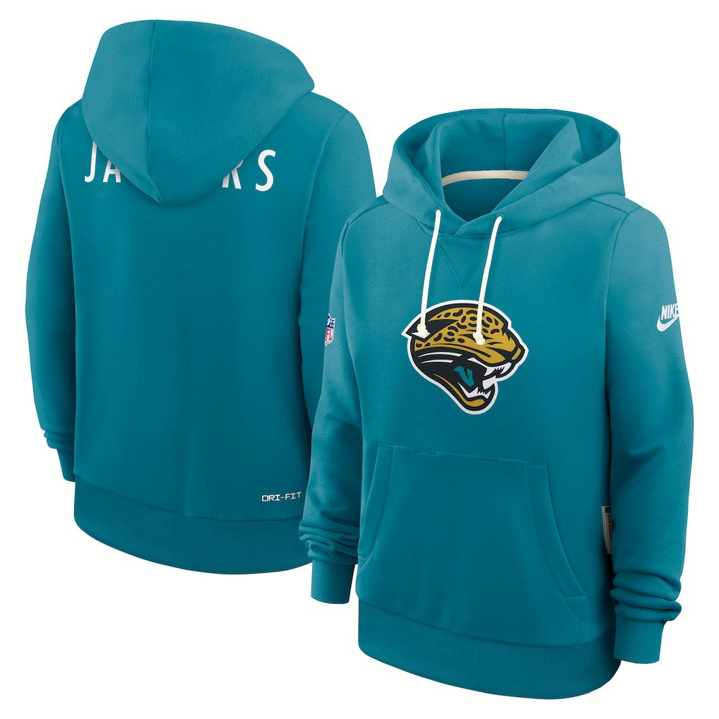 Women's Throwback Sideline Standard Issue Dri-FIT Hoodie - Jacksonville Jaguars Hoodies