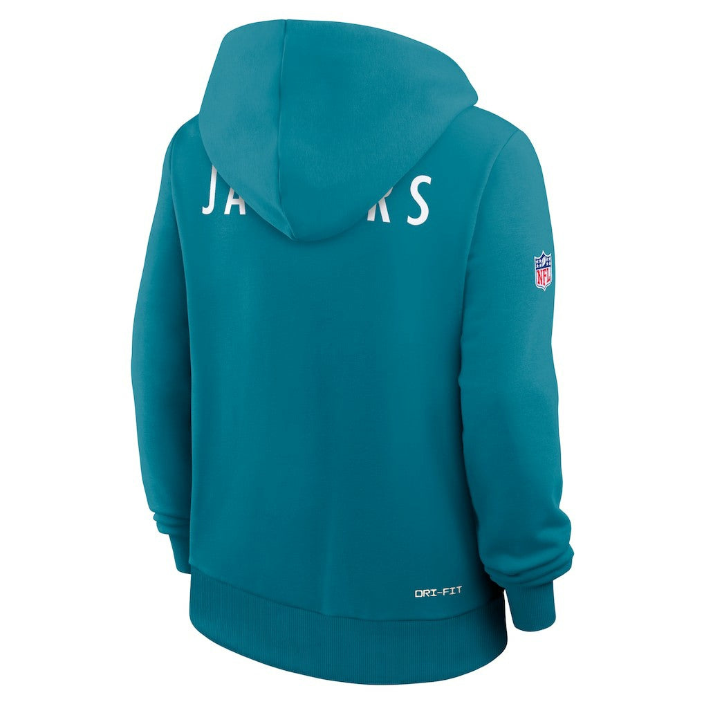 Women's Throwback Sideline Standard Issue Dri-FIT Hoodie - Jacksonville Jaguars Hoodies