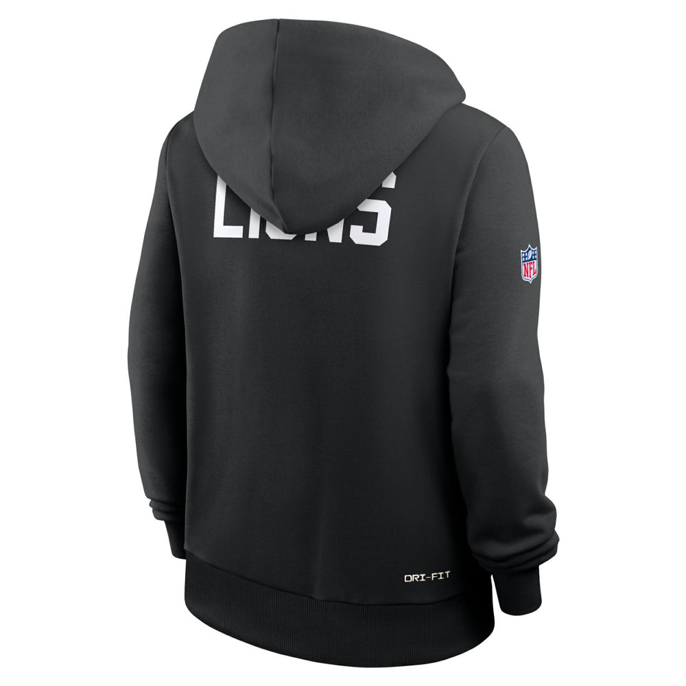 Women's Throwback Sideline Standard Issue Dri-FIT Hoodie - Detroit Lions Hoodies