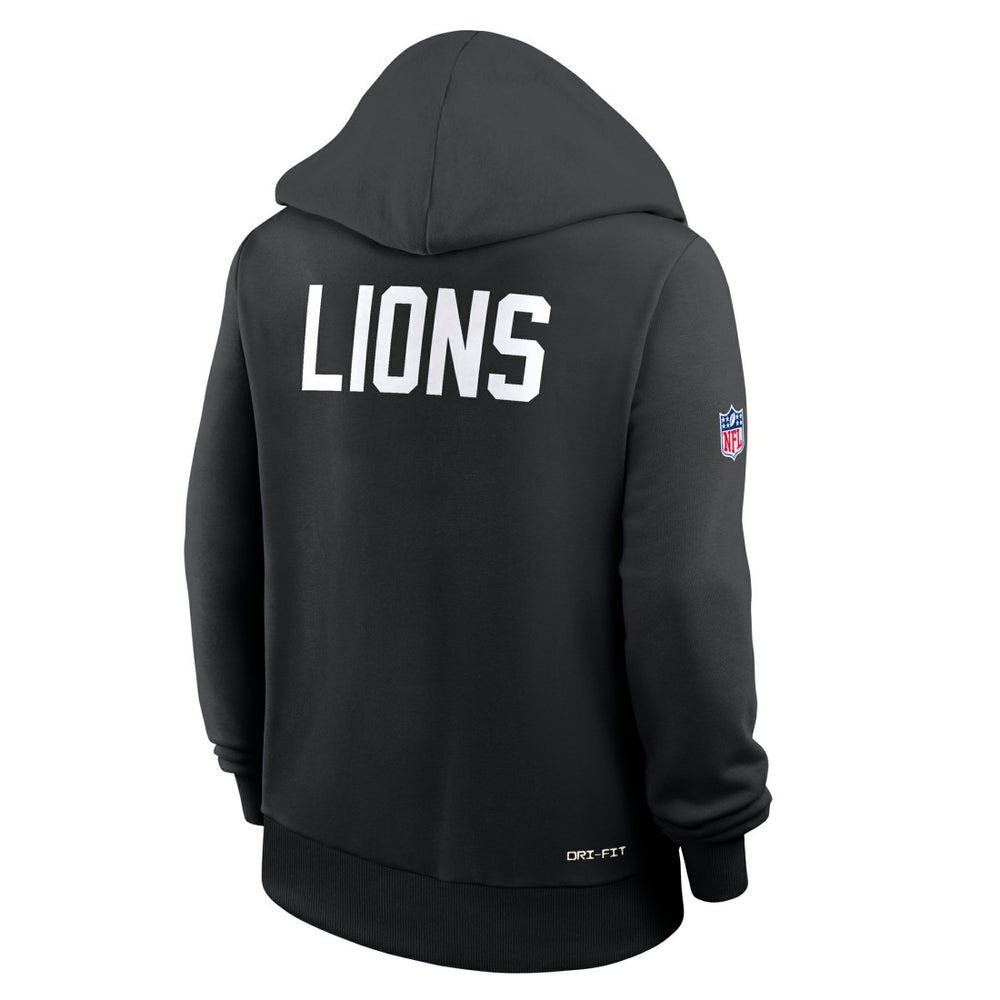 Women's Throwback Sideline Standard Issue Dri-FIT Hoodie - Detroit Lions Hoodies