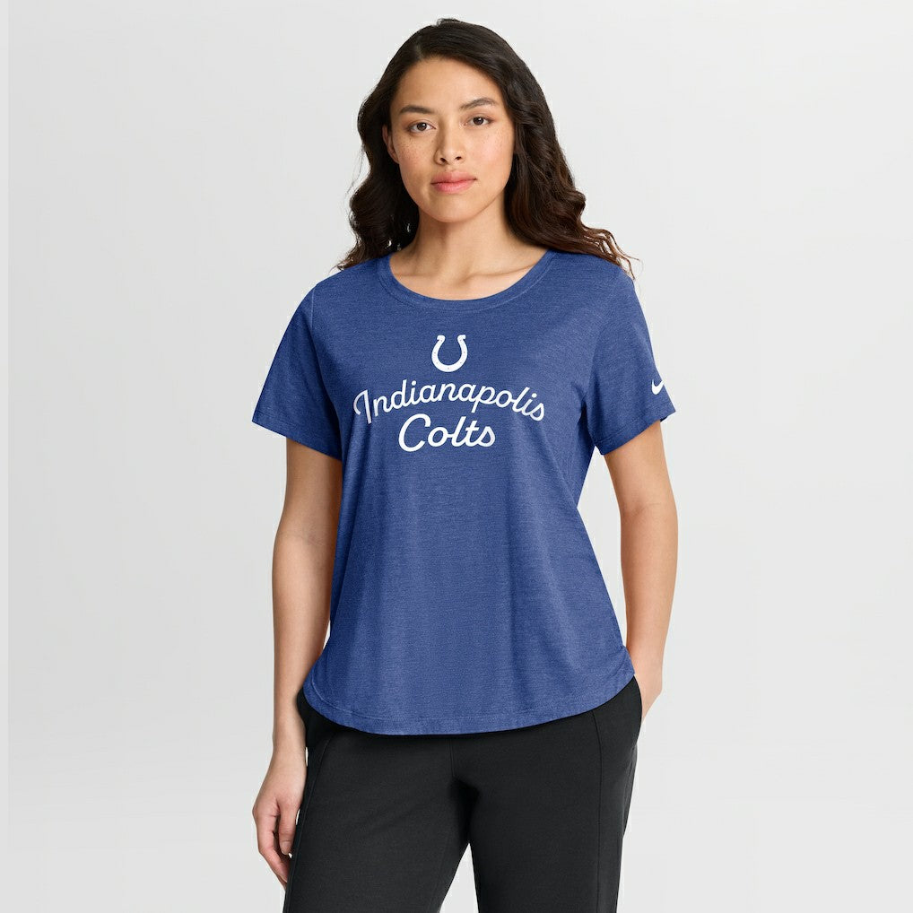 Women's Script Tri-Blend T-Shirt - Indianapolis Colts T-shirts