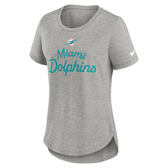 Women's Script Tri-Blend T-Shirt - Miami Dolphins T-shirts