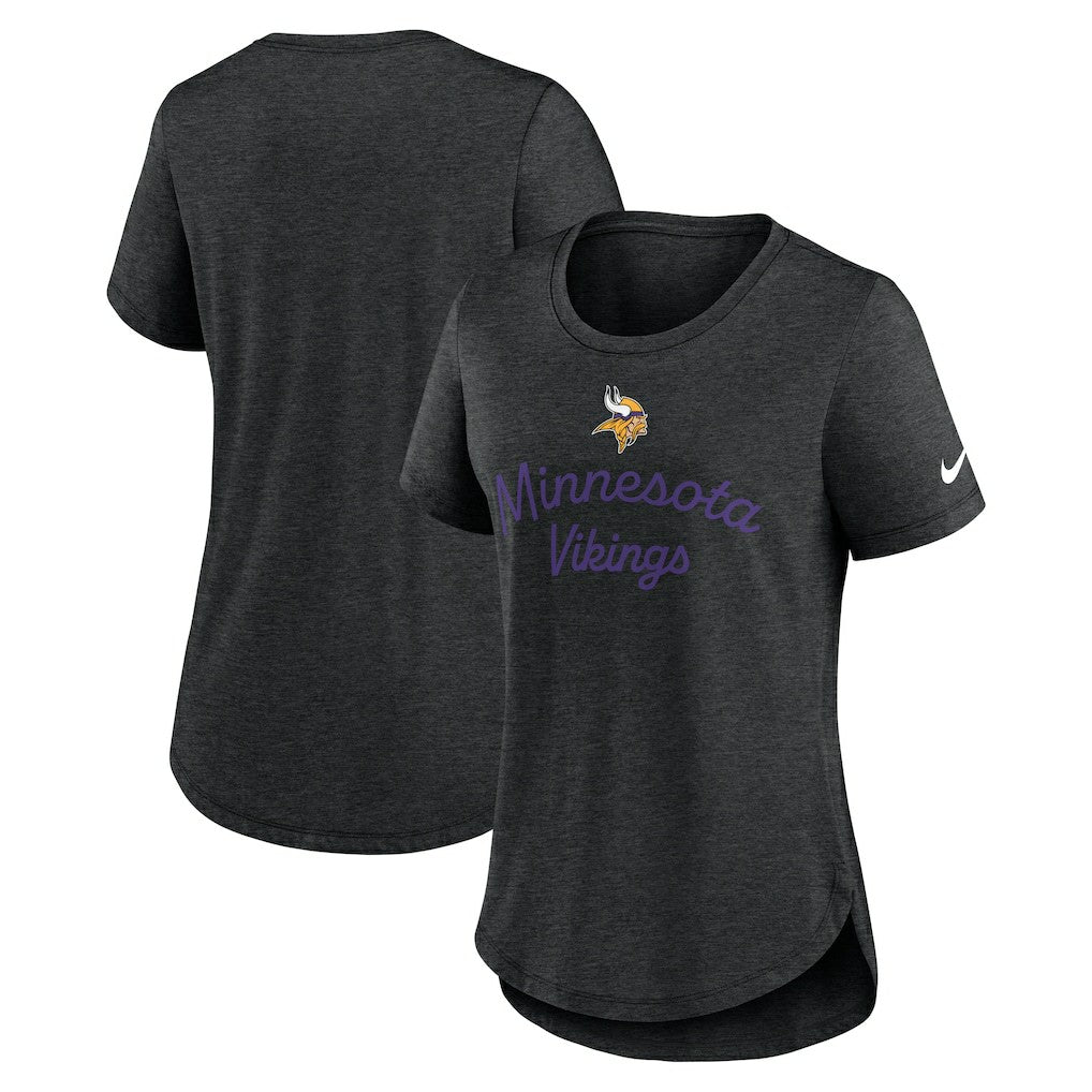 Women's Script Tri-Blend T-Shirt - Minnesota Vikings T-shirts