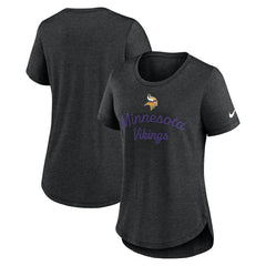 Women's Script Tri-Blend T-Shirt - Minnesota Vikings T-shirts