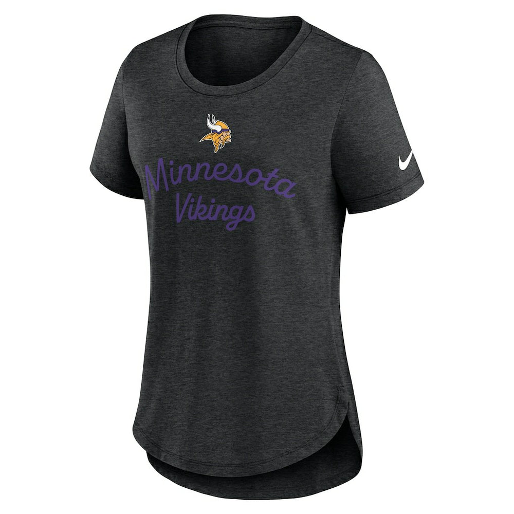Women's Script Tri-Blend T-Shirt - Minnesota Vikings T-shirts
