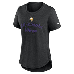 Women's Script Tri-Blend T-Shirt - Minnesota Vikings T-shirts