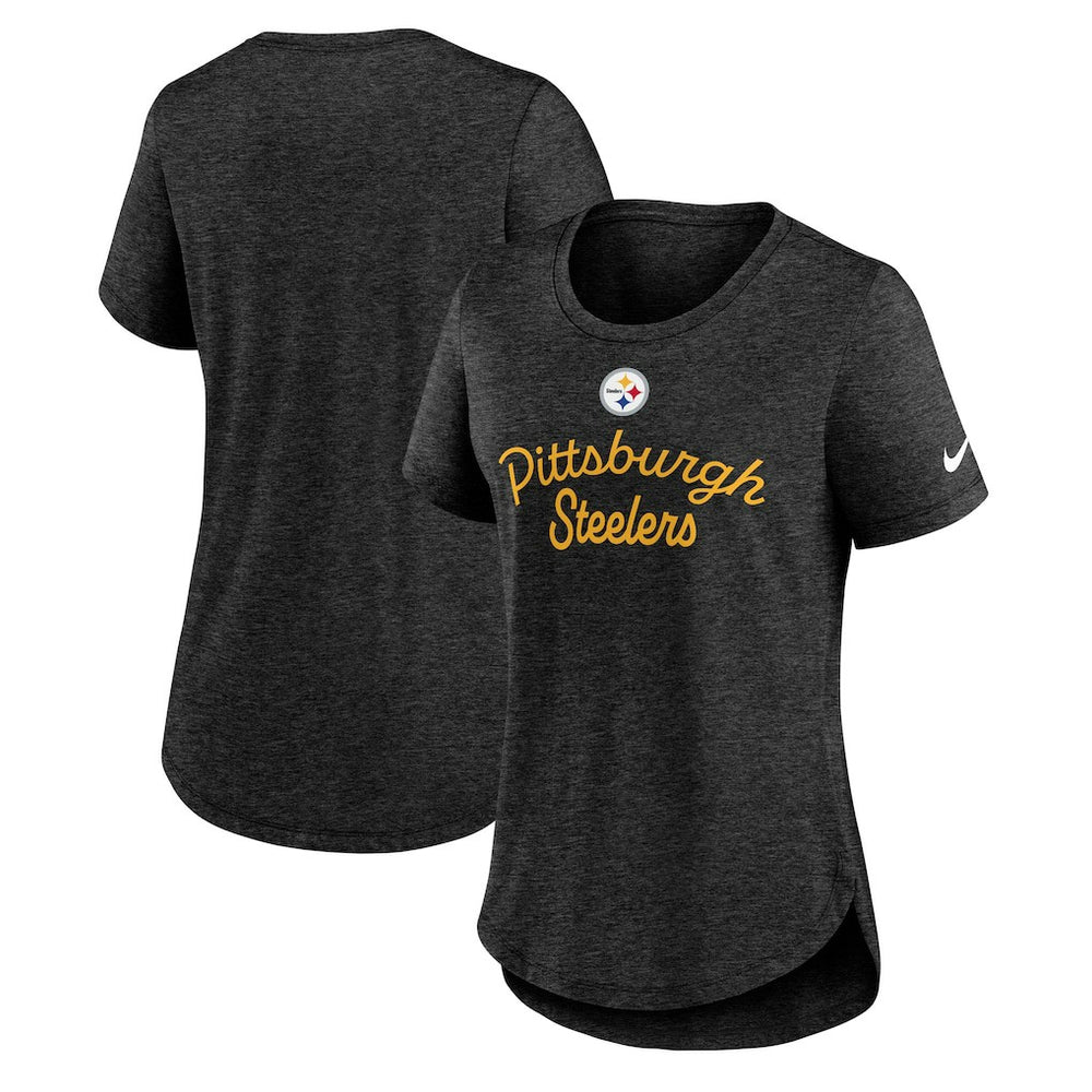 Women's Script Tri-Blend T-Shirt - Pittsburgh Steelers T-shirts