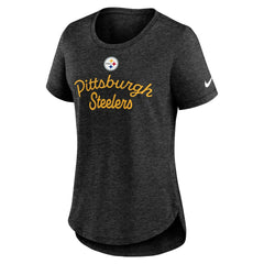 Women's Script Tri-Blend T-Shirt - Pittsburgh Steelers T-shirts