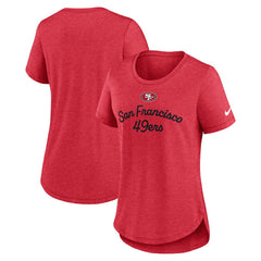 Women's Script Tri-Blend T-Shirt - San Francisco 49ers T-shirts