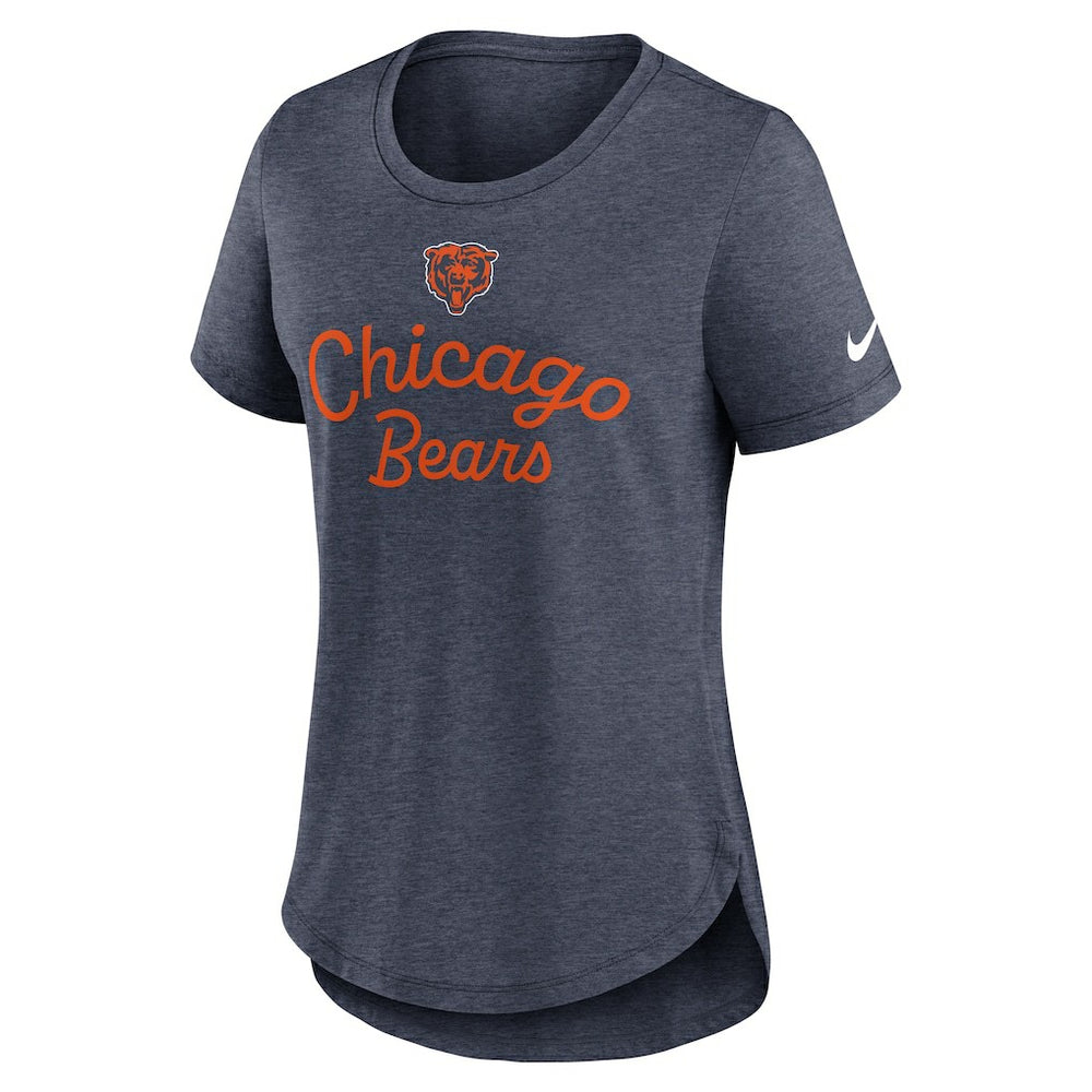 Women's Script Tri-Blend T-Shirt - Chicago Bears T-shirts