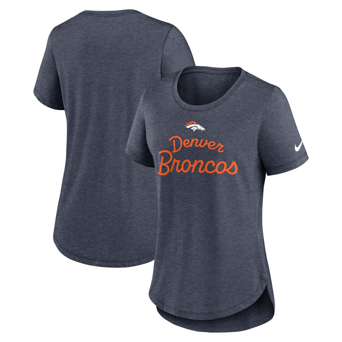 Women's Script Tri-Blend T-Shirt - Denver Broncos T-shirts