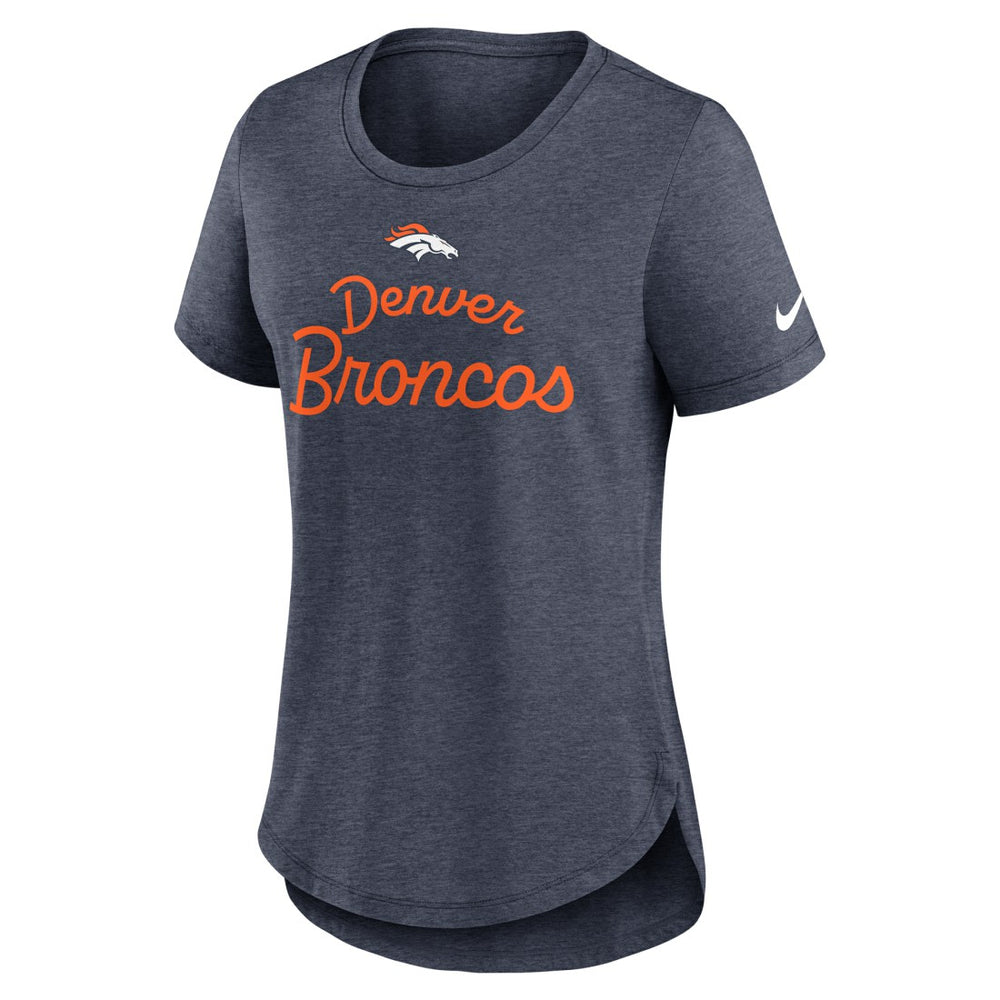 Women's Script Tri-Blend T-Shirt - Denver Broncos T-shirts