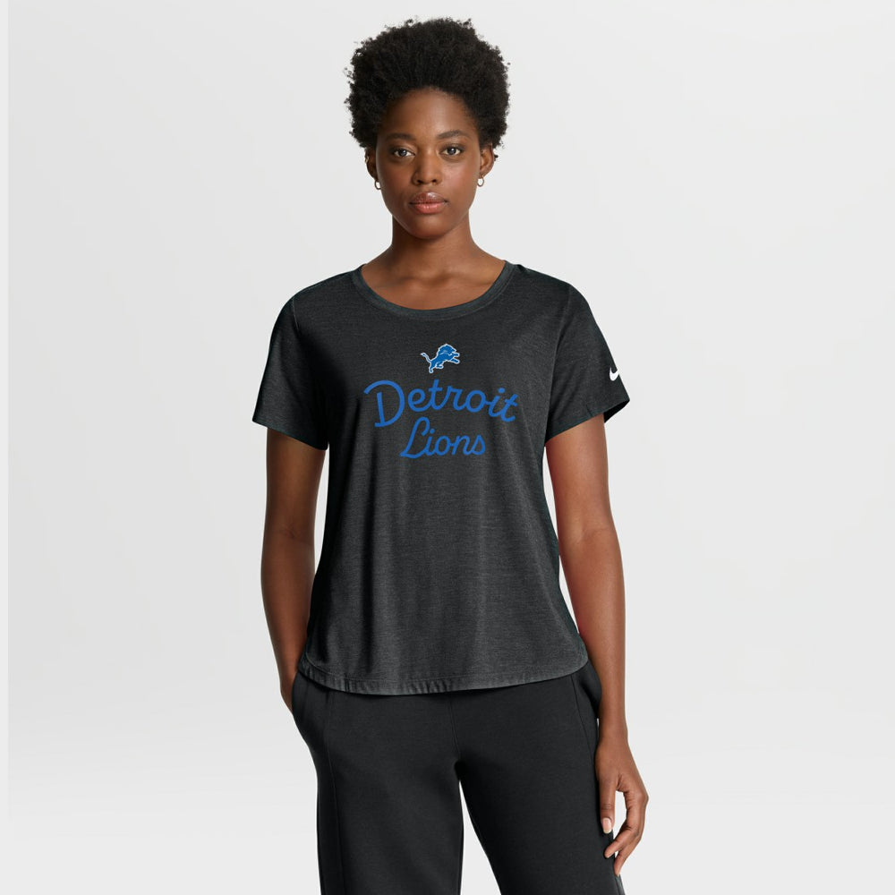 Women's Script Tri-Blend T-Shirt - Detroit Lions T-shirts