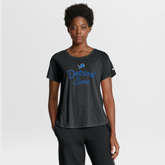 Women's Script Tri-Blend T-Shirt - Detroit Lions T-shirts