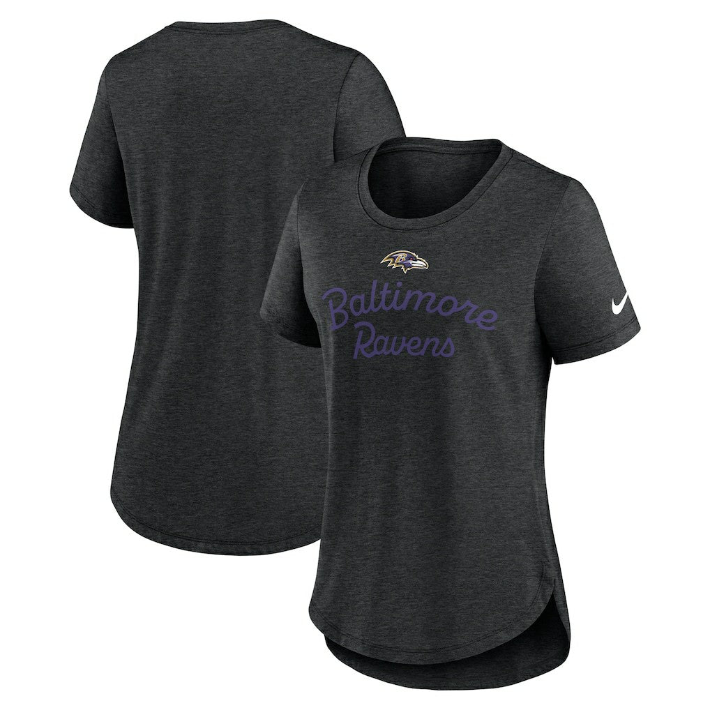 Women's Script Tri-Blend T-Shirt - Baltimore Ravens T-shirts