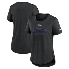 Women's Script Tri-Blend T-Shirt - Baltimore Ravens T-shirts