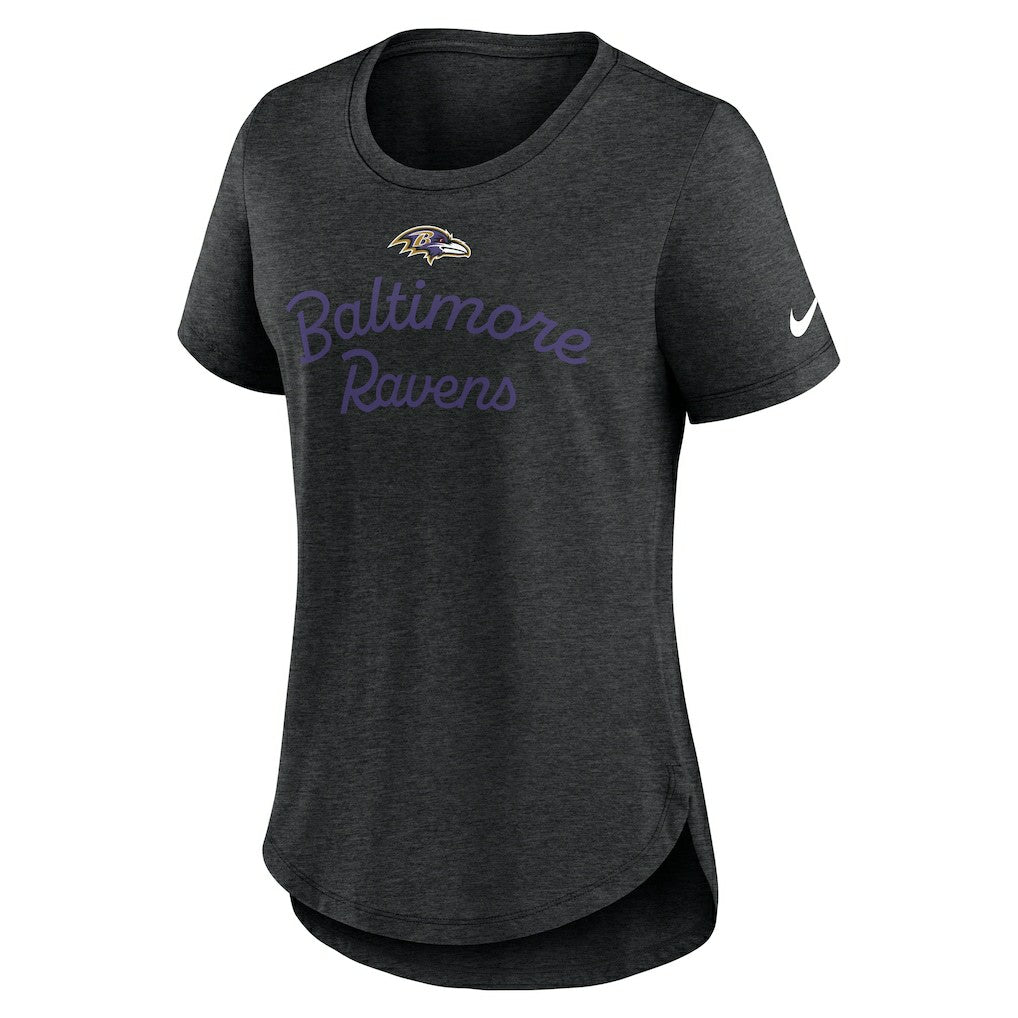 Women's Script Tri-Blend T-Shirt - Baltimore Ravens T-shirts