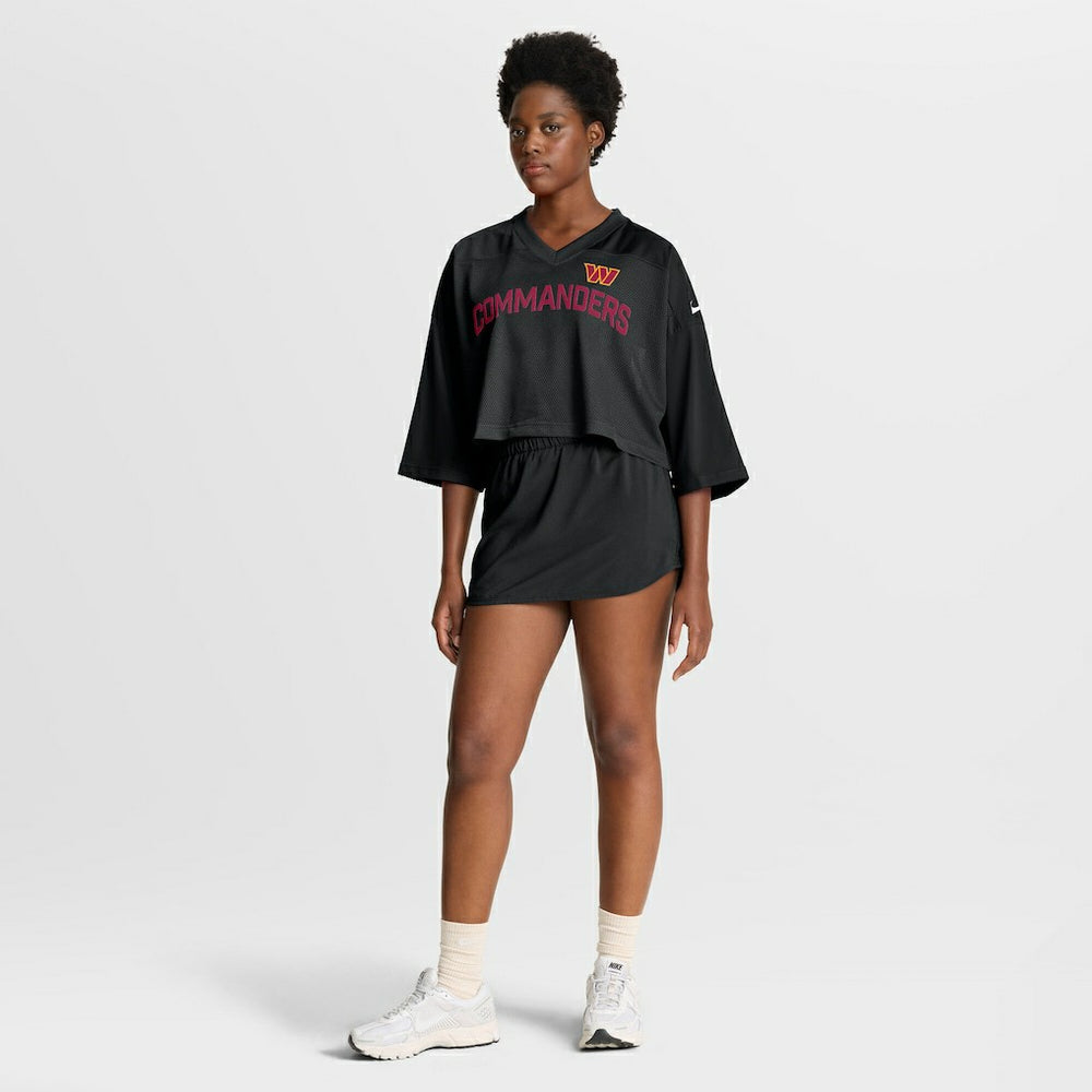Women's Primetime Cropped Mesh Dri-FIT Fashion Jersey - Washington Commanders Jerseys