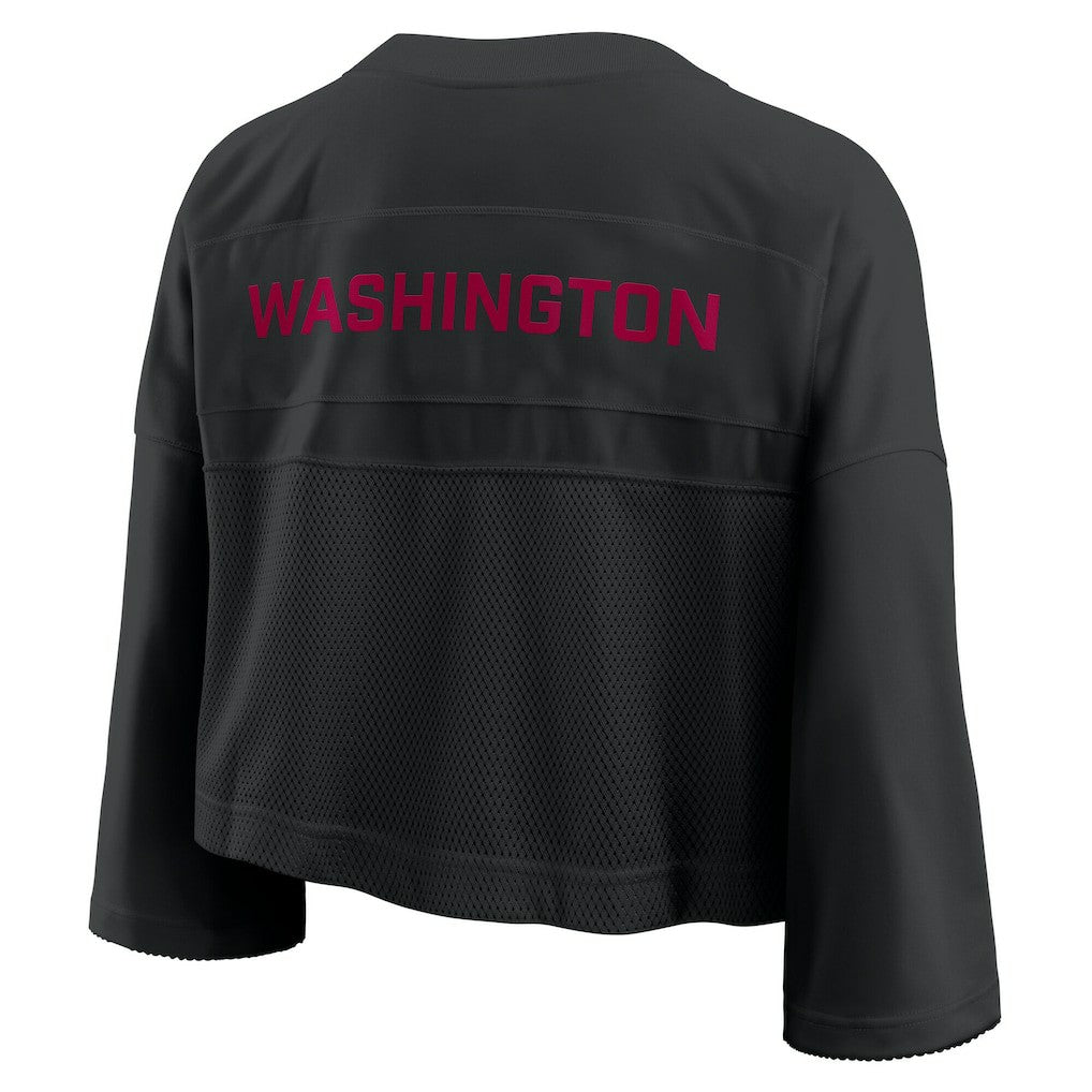 Women's Primetime Cropped Mesh Dri-FIT Fashion Jersey - Washington Commanders Jerseys