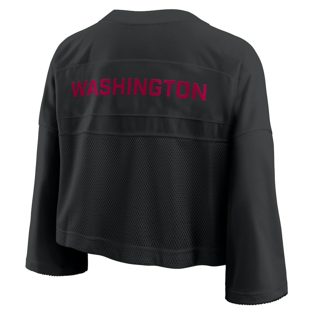 Women's Primetime Cropped Mesh Dri-FIT Fashion Jersey - Washington Commanders Jerseys