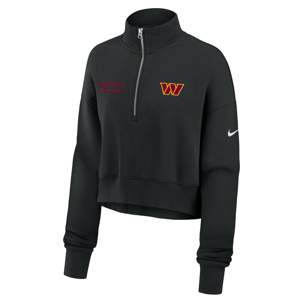 Women's Primetime Phoenix Half-Zip Sweatshirt - Washington Commanders Sweatshirts