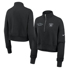 Women's Primetime Phoenix Half-Zip Sweatshirt - Las Vegas Raiders Sweatshirts