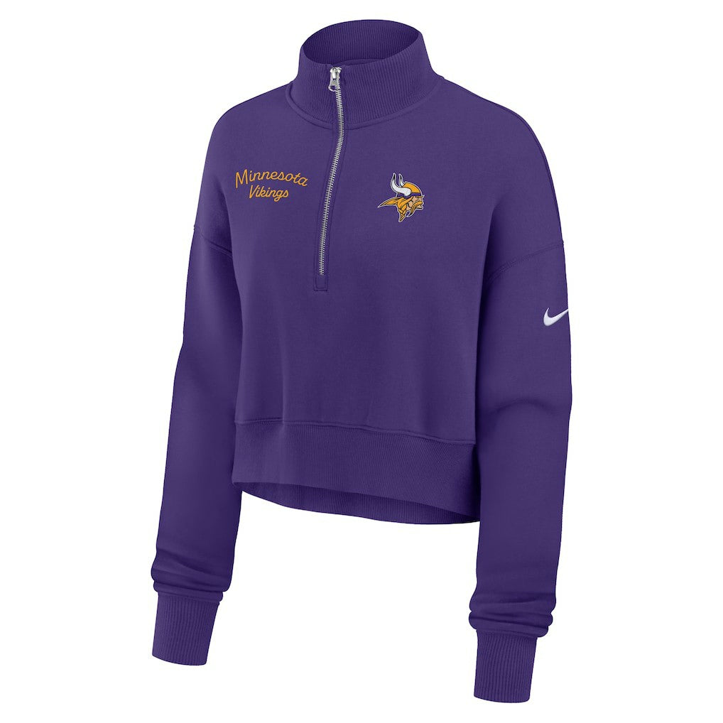 Women's Primetime Phoenix Half-Zip Sweatshirt - Minnesota Vikings Sweatshirts
