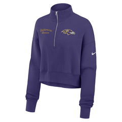 Women's Primetime Phoenix Half-Zip Sweatshirt - Baltimore Ravens Sweatshirts