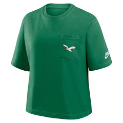 Women's Rewind Pocket Boxy T-Shirt - Philadelphia Eagles T-shirts
