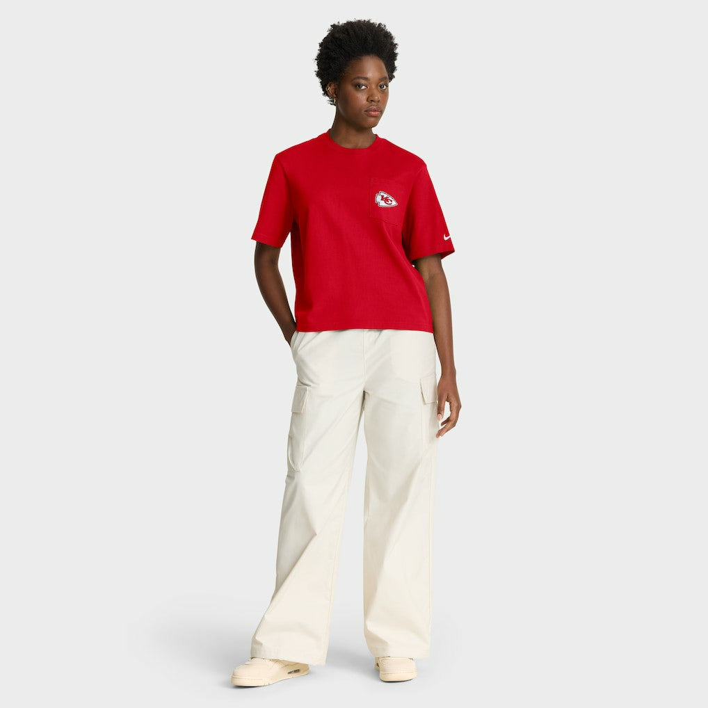 Women's Rewind Pocket Boxy T-Shirt - Kansas City Chiefs T-shirts