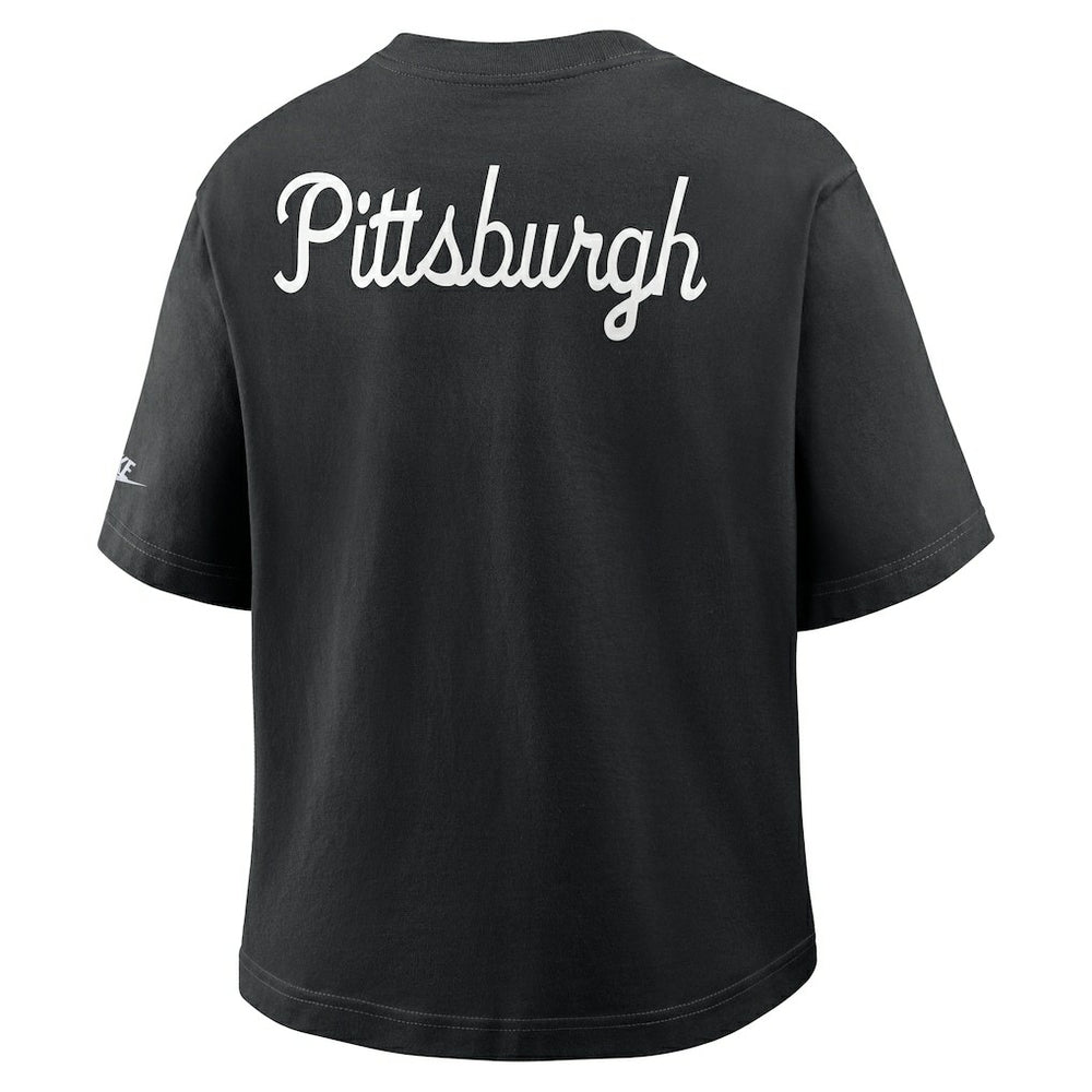 Women's Rewind Pocket Boxy T-Shirt - Pittsburgh Steelers T-shirts