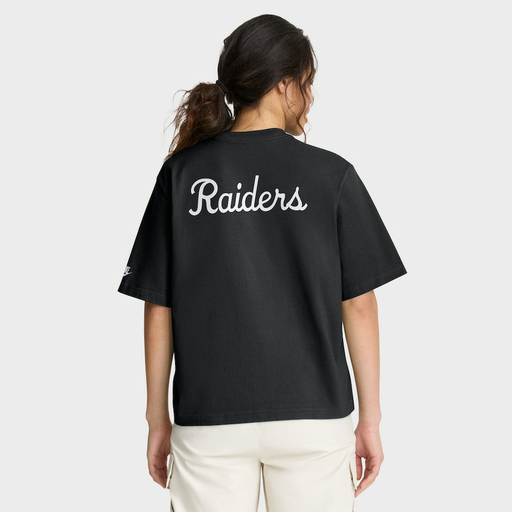 Women's Rewind Pocket Boxy T-Shirt - Las Vegas Raiders T-shirts
