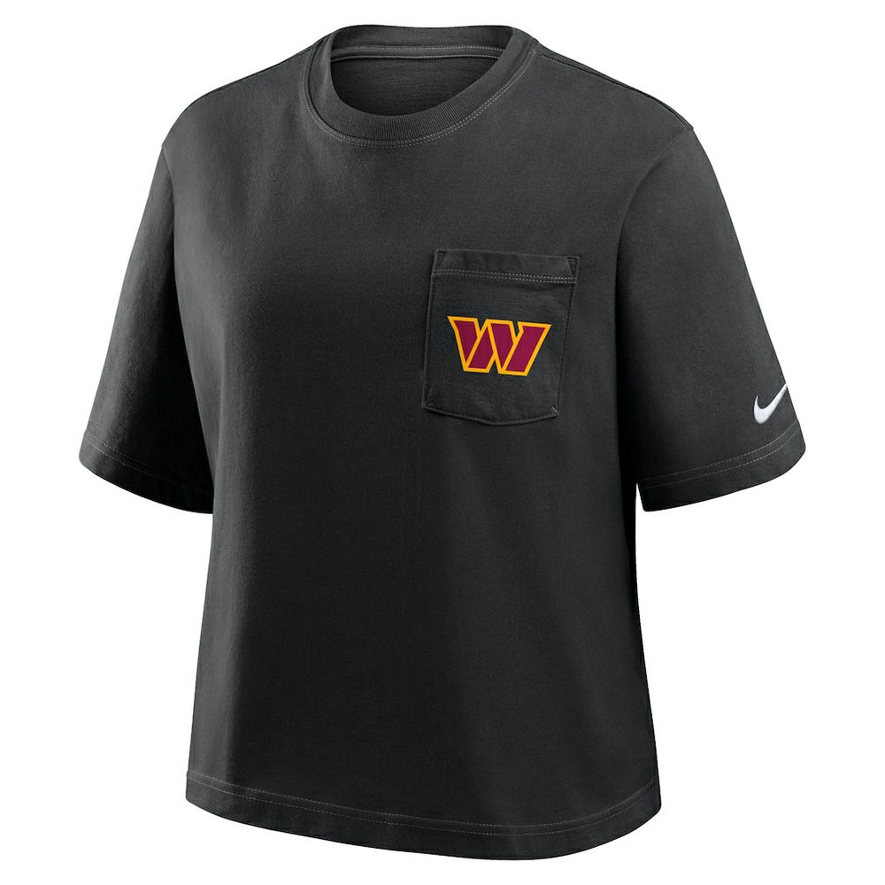Women's Rewind Pocket Boxy T-Shirt - Washington Commanders T-shirts
