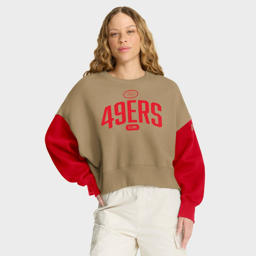 Women's Oversized Rewind Pullover Sweatshirt - San Francisco 49ers Pullover