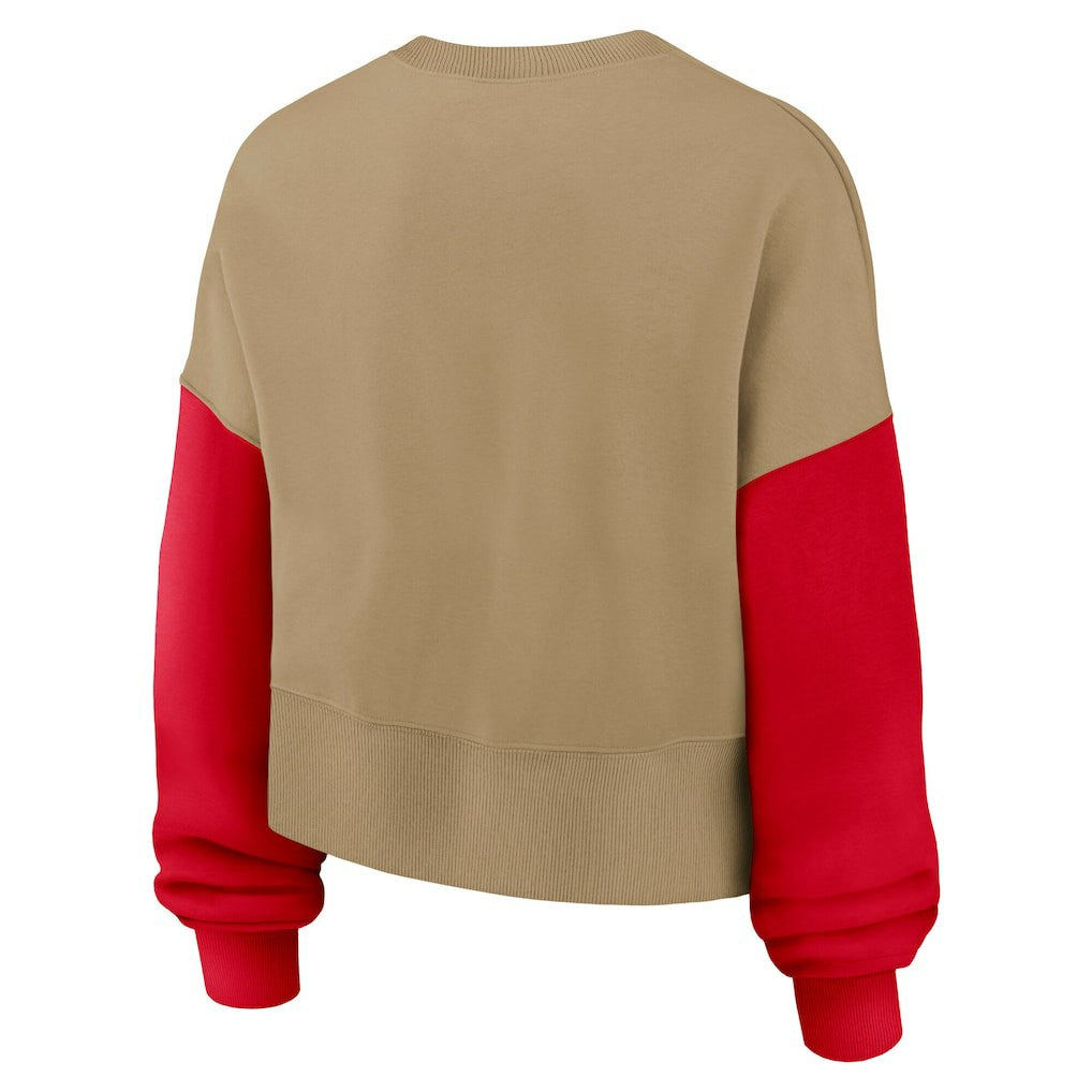 Women's Oversized Rewind Pullover Sweatshirt - San Francisco 49ers Pullover