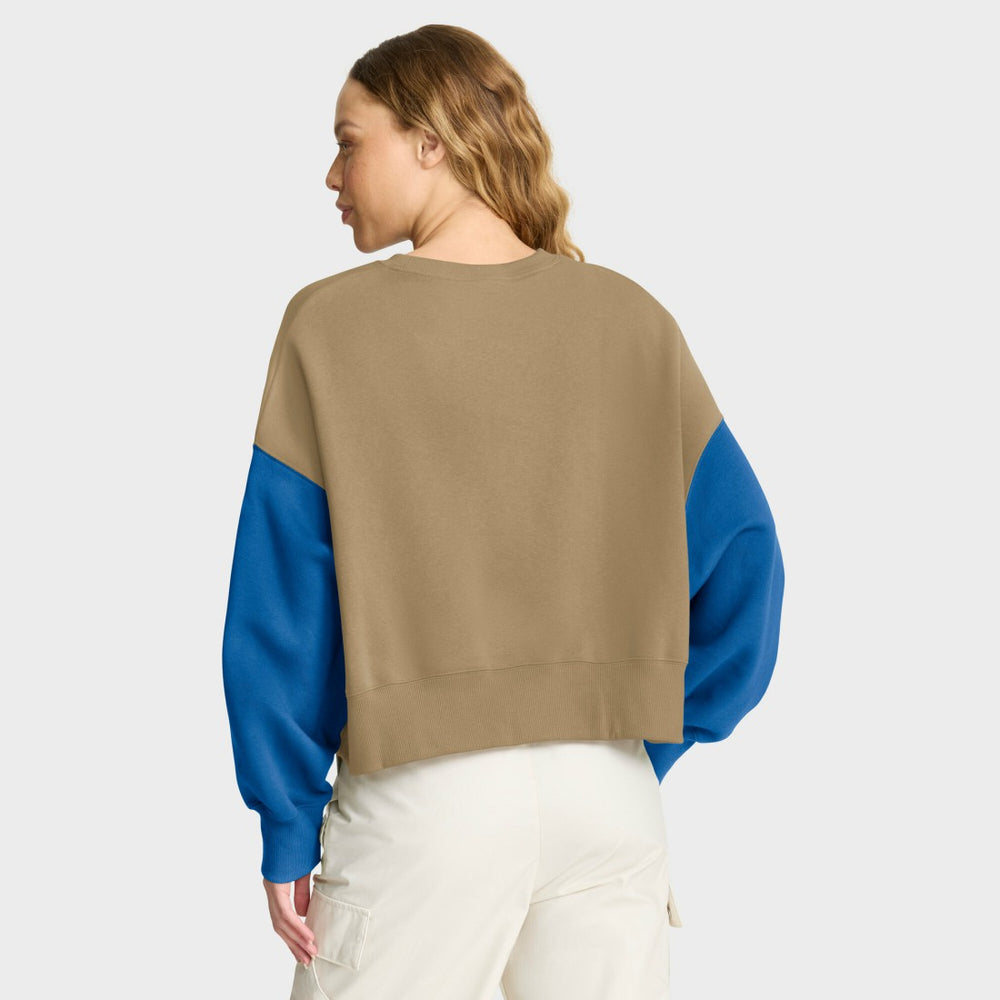 Women's Oversized Rewind Pullover Sweatshirt - Detroit Lions Pullover