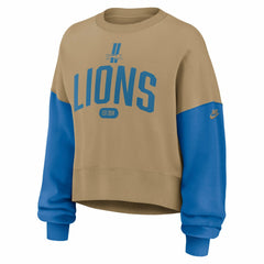 Women's Oversized Rewind Pullover Sweatshirt - Detroit Lions Pullover