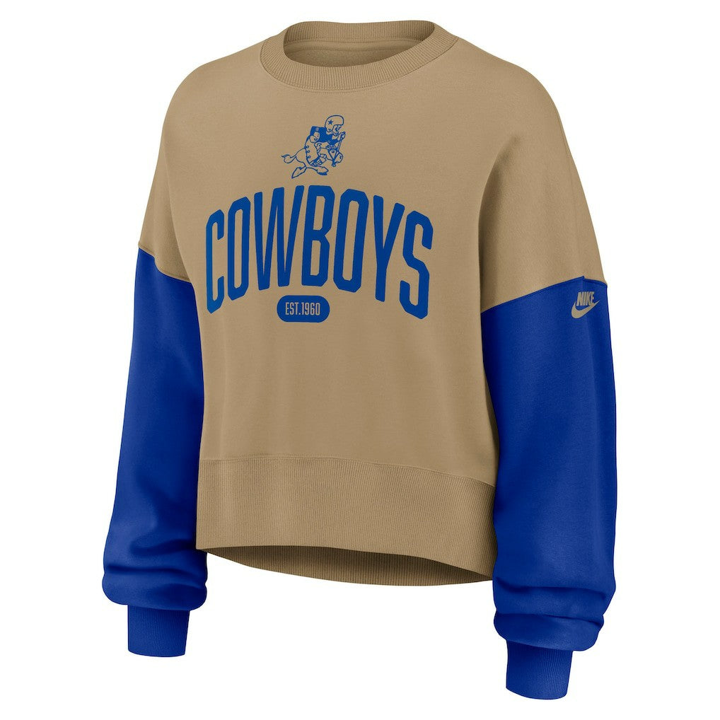 Women's Oversized Rewind Pullover Sweatshirt - Dallas Cowboys Pullover