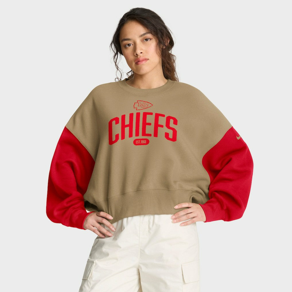 Women's Oversized Rewind Pullover Sweatshirt - Kansas City Chiefs Pullover