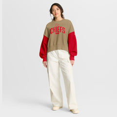 Women's Oversized Rewind Pullover Sweatshirt - Kansas City Chiefs Pullover