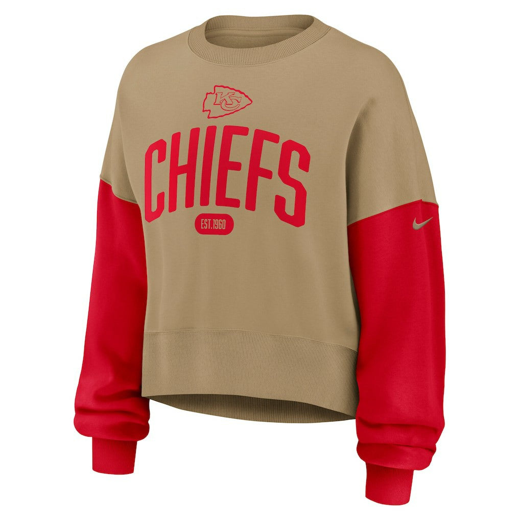Women's Oversized Rewind Pullover Sweatshirt - Kansas City Chiefs Pullover