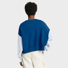 Women's Oversized Color-Block Pullover Sweatshirt - Indianapolis Colts Pullover
