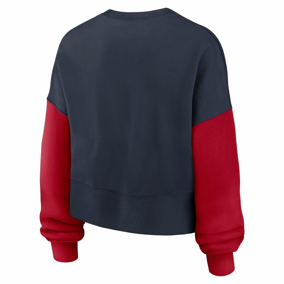 Women's Oversized Color-Block Pullover Sweatshirt - Houston Texans Pullover