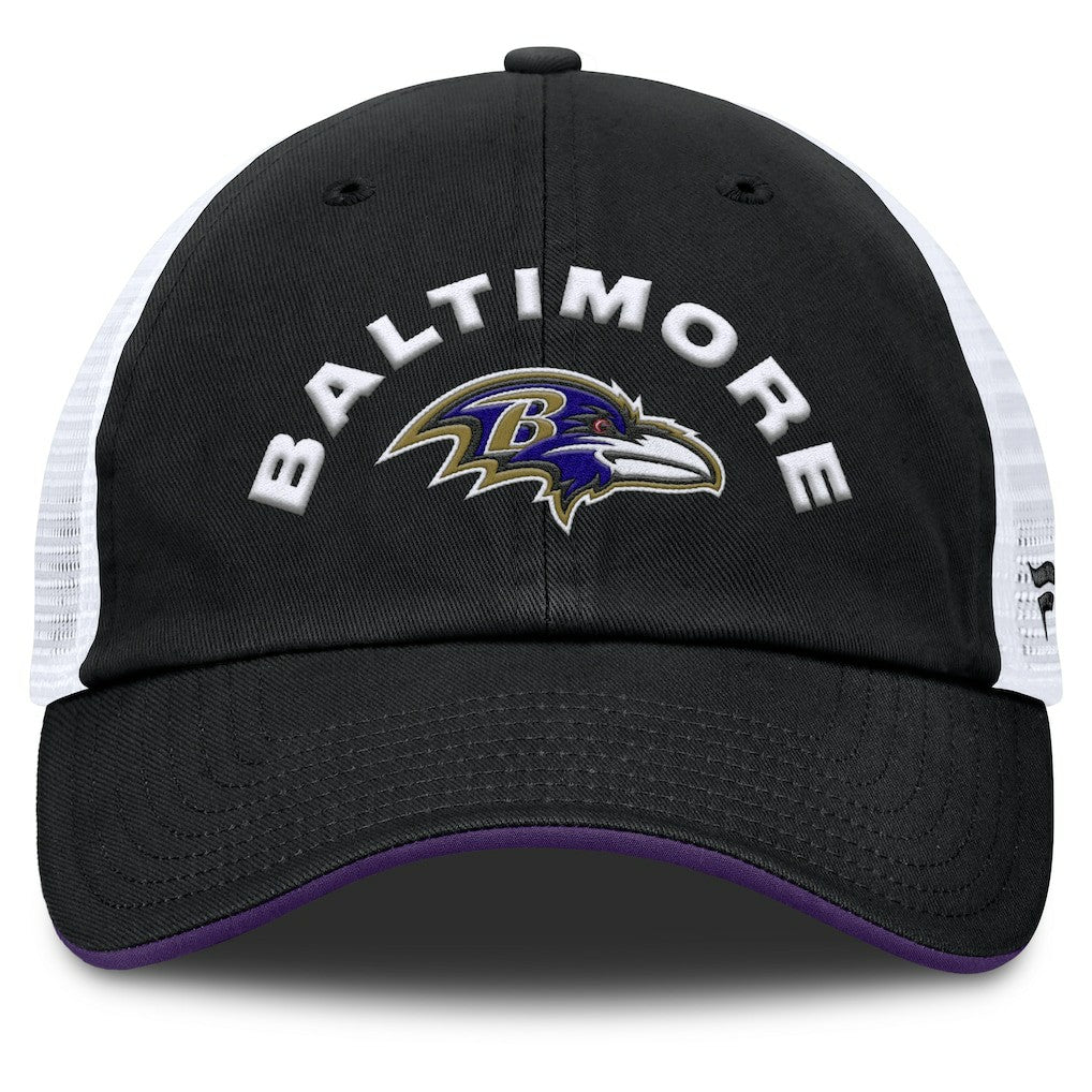 Reverse Trucker Adjustable Hat - Baltimore Ravens Hats