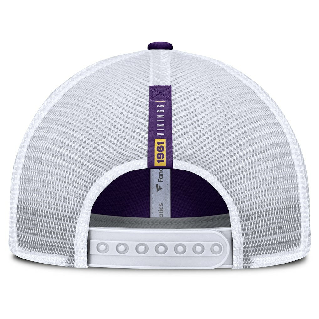 Reverse Trucker Adjustable Hat - Minnesota Vikings Hats