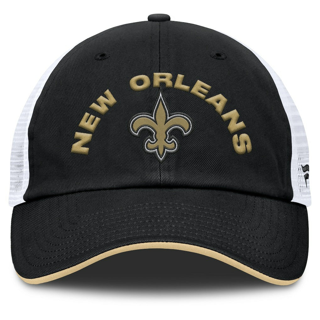 Reverse Trucker Adjustable Hat - New Orleans Saints Hats