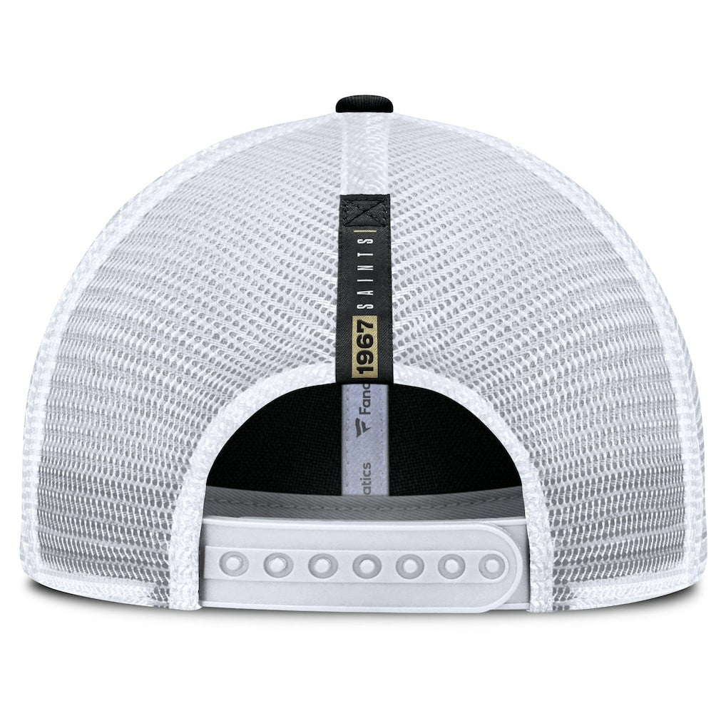 Reverse Trucker Adjustable Hat - New Orleans Saints Hats